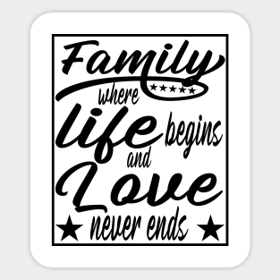 Family Children Families Marriage Starting Sticker